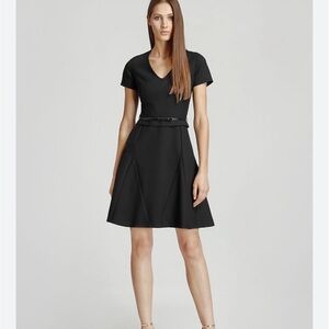 Reiss Tilda Godet Detail Dress Little Black Dress missing the belt